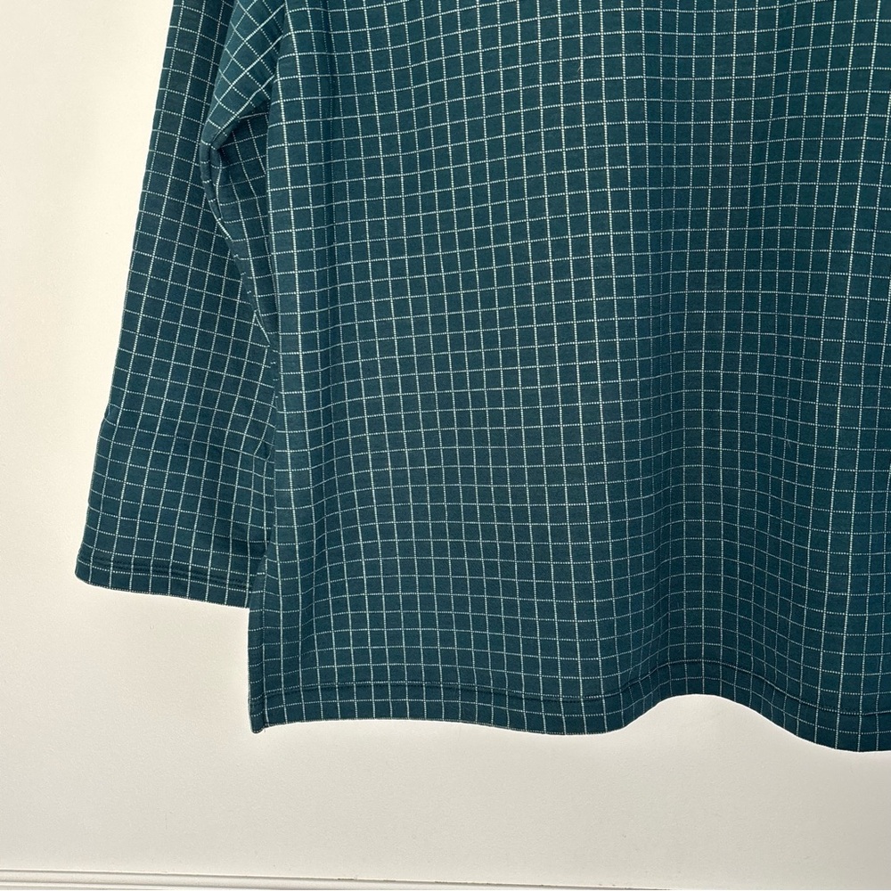 Ruby Rd Windowpane Checkered Relaxed Fit Snap Front Jacket Shacket Size Small - Picture 12 of 15